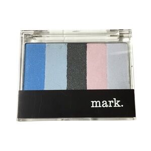 mark. Wink of Glam Eye Shadow Palette Blue Ice Single Pan Snap to It Case Avon
